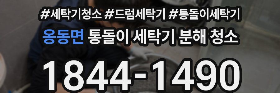 옹동면 통돌이 세탁기 분해 청소