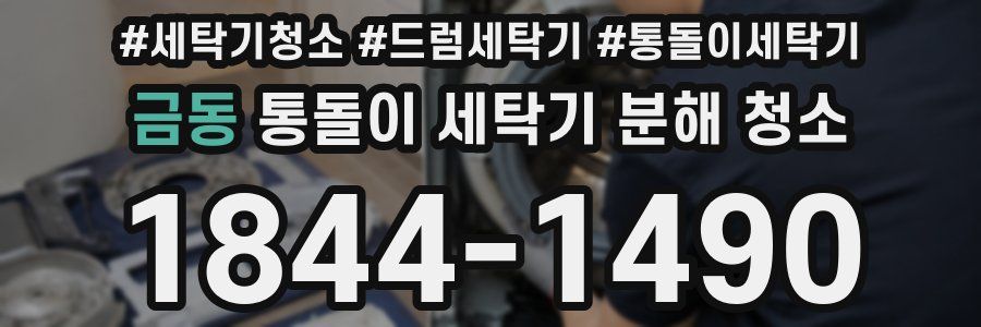 금동 통돌이 세탁기 분해 청소