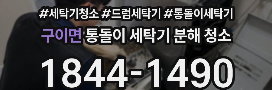 구이면 통돌이 세탁기 분해 청소