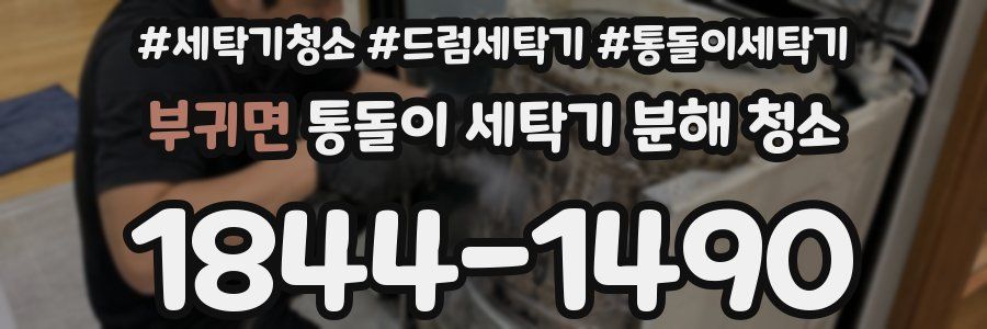 부귀면 통돌이 세탁기 분해 청소