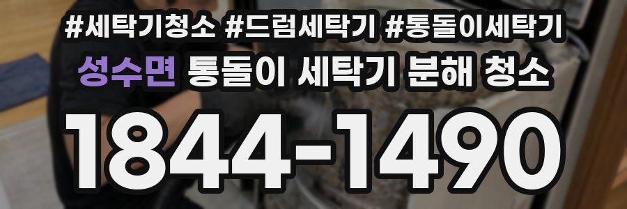 성수면 통돌이 세탁기 분해 청소