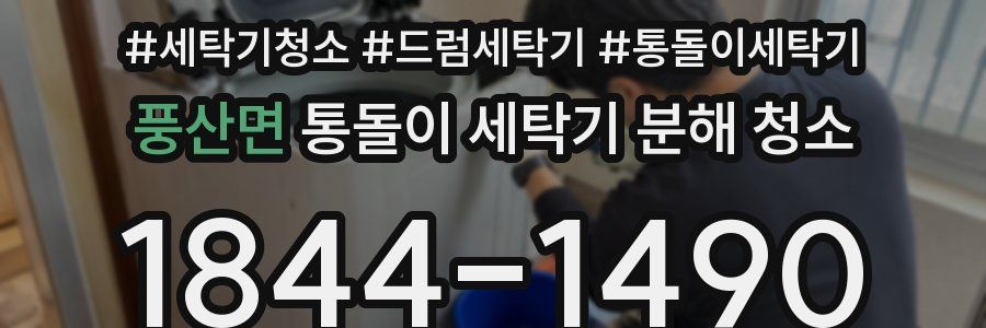 풍산면 통돌이 세탁기 분해 청소