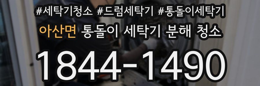 아산면 통돌이 세탁기 분해 청소