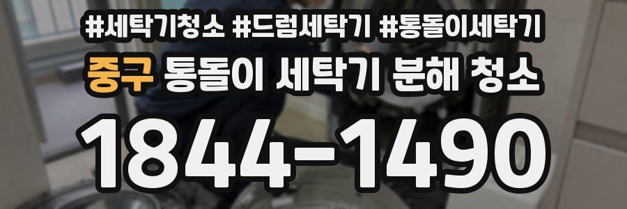 중구 통돌이 세탁기 분해 청소