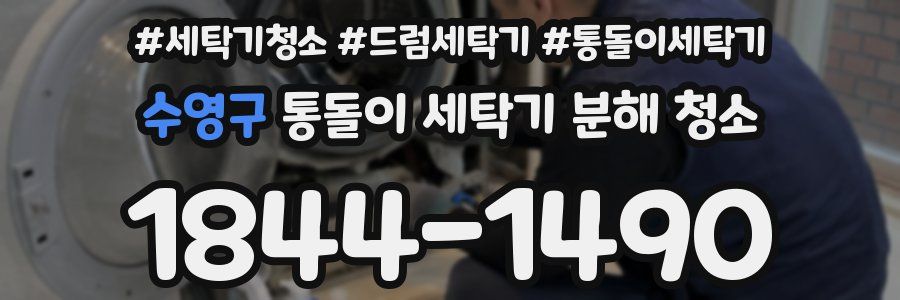 수영구 통돌이 세탁기 분해 청소