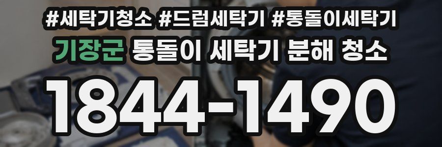 기장군 통돌이 세탁기 분해 청소