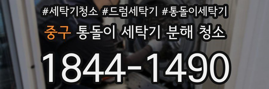 중구 통돌이 세탁기 분해 청소