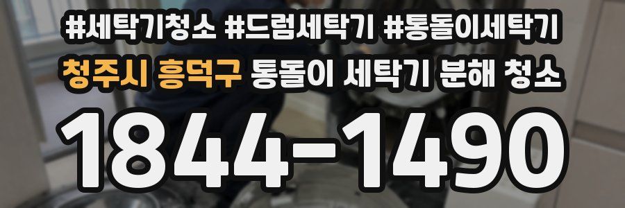 청주시 흥덕구 통돌이 세탁기 분해 청소