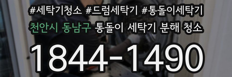 천안시 동남구 통돌이 세탁기 분해 청소