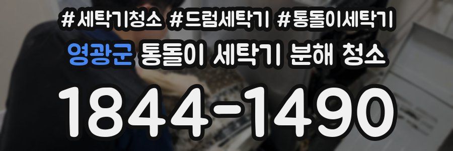 영광군 통돌이 세탁기 분해 청소