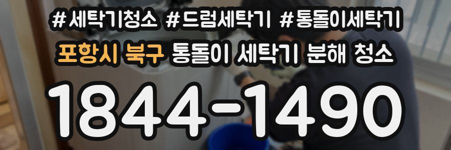 포항시 북구 통돌이 세탁기 분해 청소
