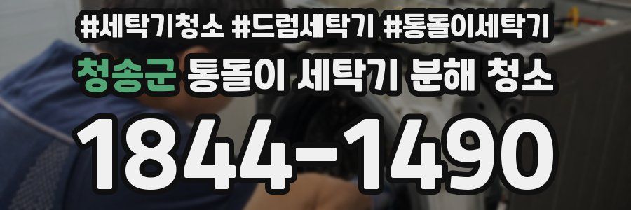 청송군 통돌이 세탁기 분해 청소