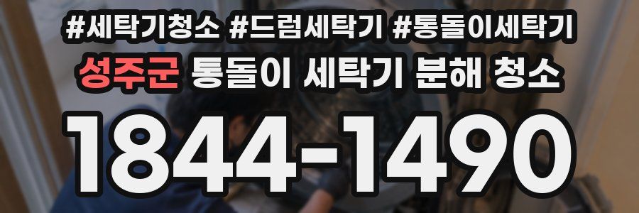 성주군 통돌이 세탁기 분해 청소