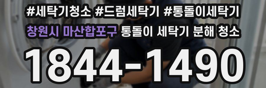창원시 마산합포구 통돌이 세탁기 분해 청소