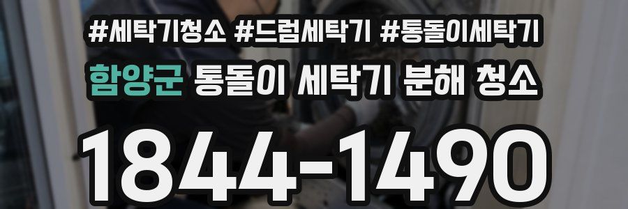 함양군 통돌이 세탁기 분해 청소