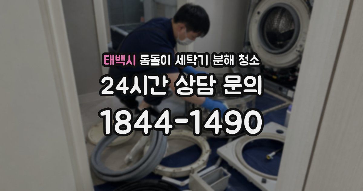 태백시 통돌이 세탁기 분해 청소