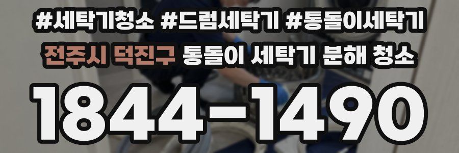 전주시 덕진구 통돌이 세탁기 분해 청소