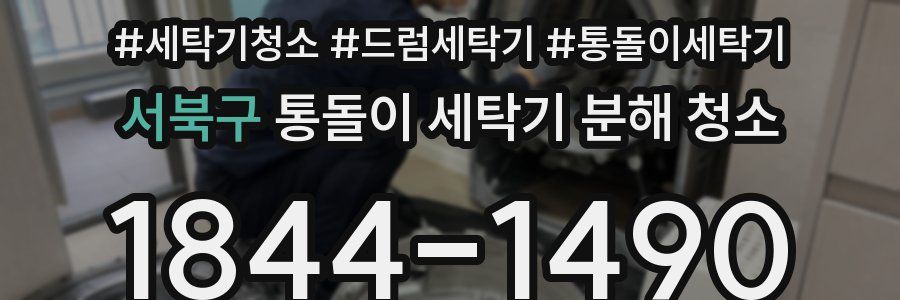 서북구 통돌이 세탁기 분해 청소