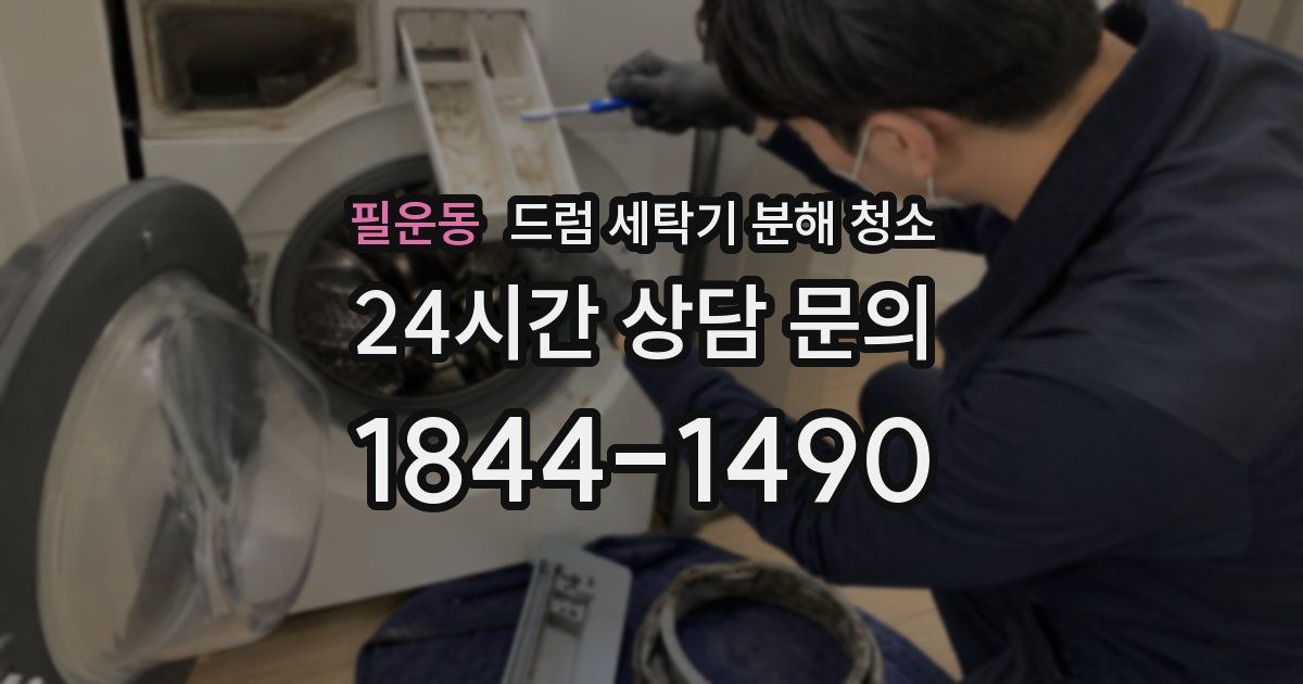 필운동 드럼 세탁기 분해 청소