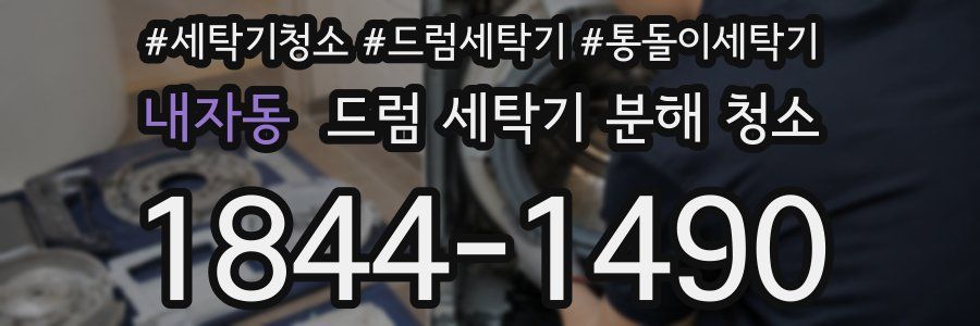 내자동 드럼 세탁기 분해 청소