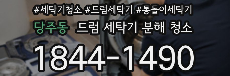 당주동 드럼 세탁기 분해 청소