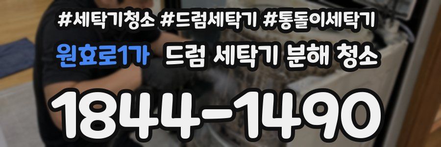 원효로1가 드럼 세탁기 분해 청소