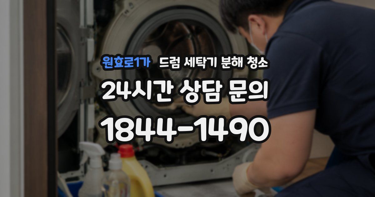 원효로1가 드럼 세탁기 분해 청소
