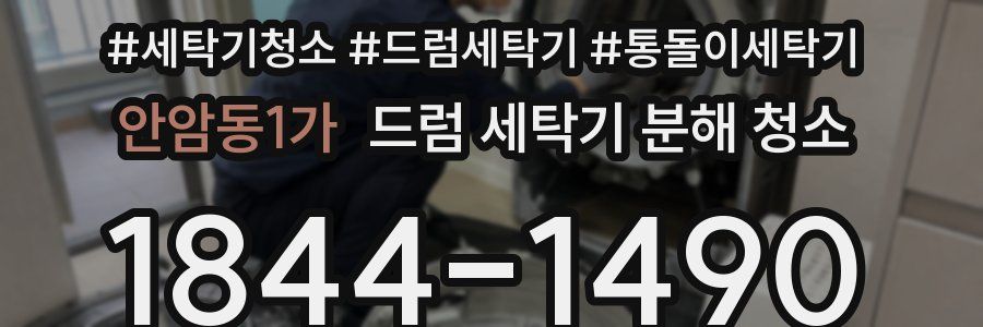 안암동1가 드럼 세탁기 분해 청소