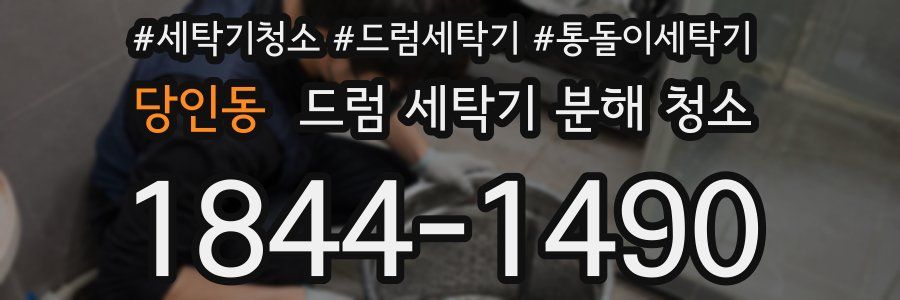 당인동 드럼 세탁기 분해 청소