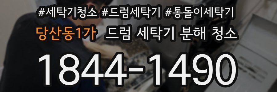 당산동1가 드럼 세탁기 분해 청소
