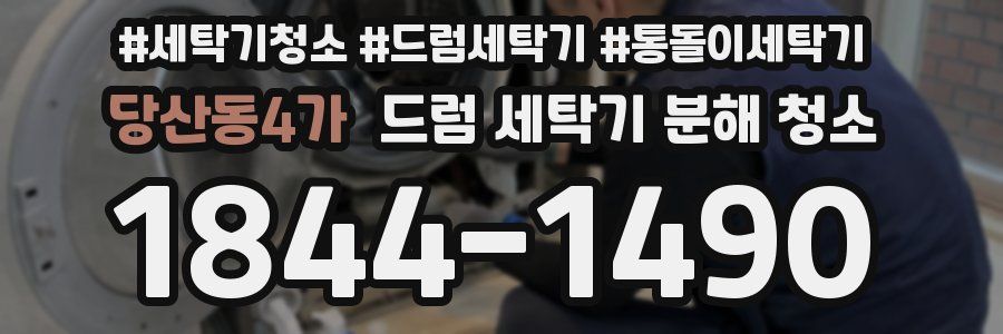 당산동4가 드럼 세탁기 분해 청소