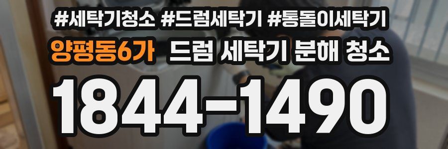 양평동6가 드럼 세탁기 분해 청소