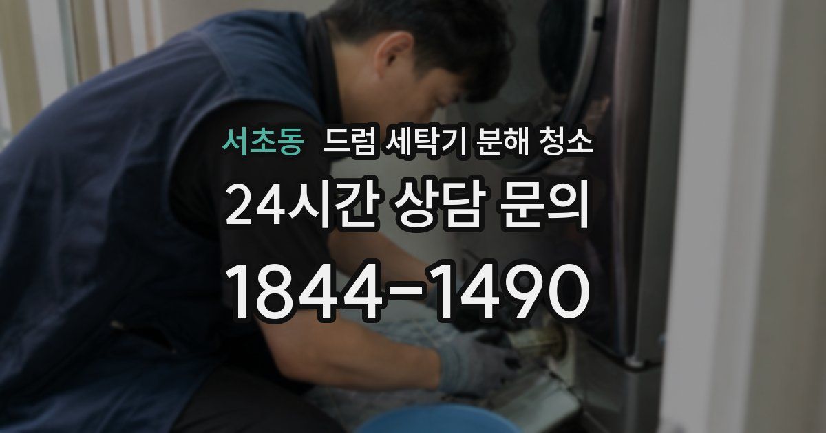 서초동 드럼 세탁기 분해 청소
