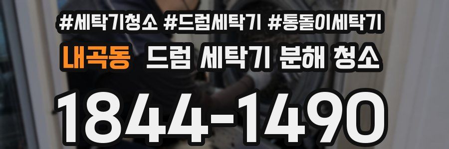 내곡동 드럼 세탁기 분해 청소