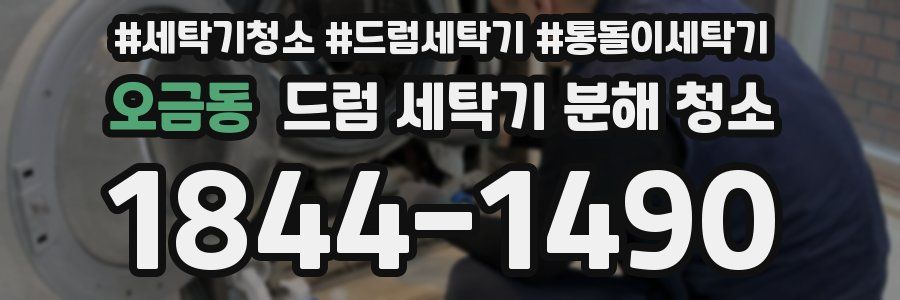 오금동 드럼 세탁기 분해 청소