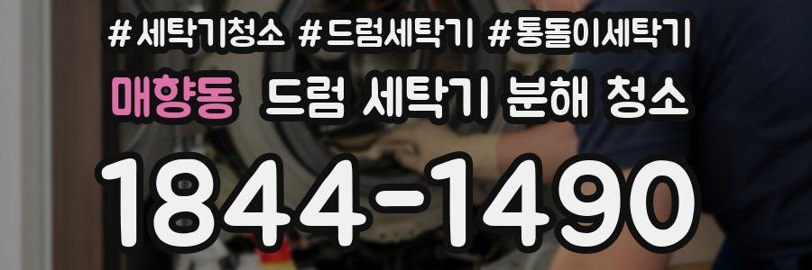 매향동 드럼 세탁기 분해 청소