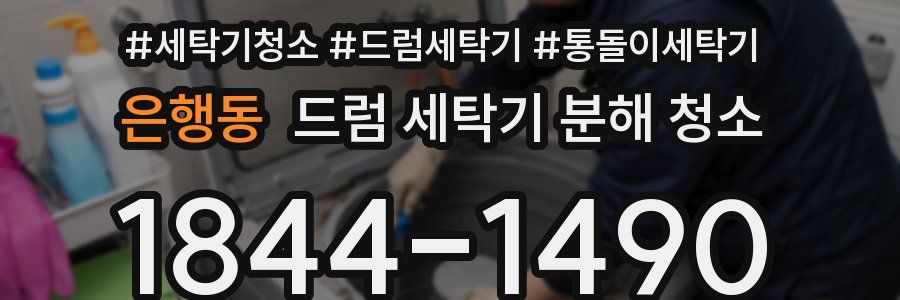 은행동 드럼 세탁기 분해 청소