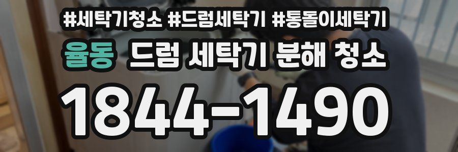 율동 드럼 세탁기 분해 청소