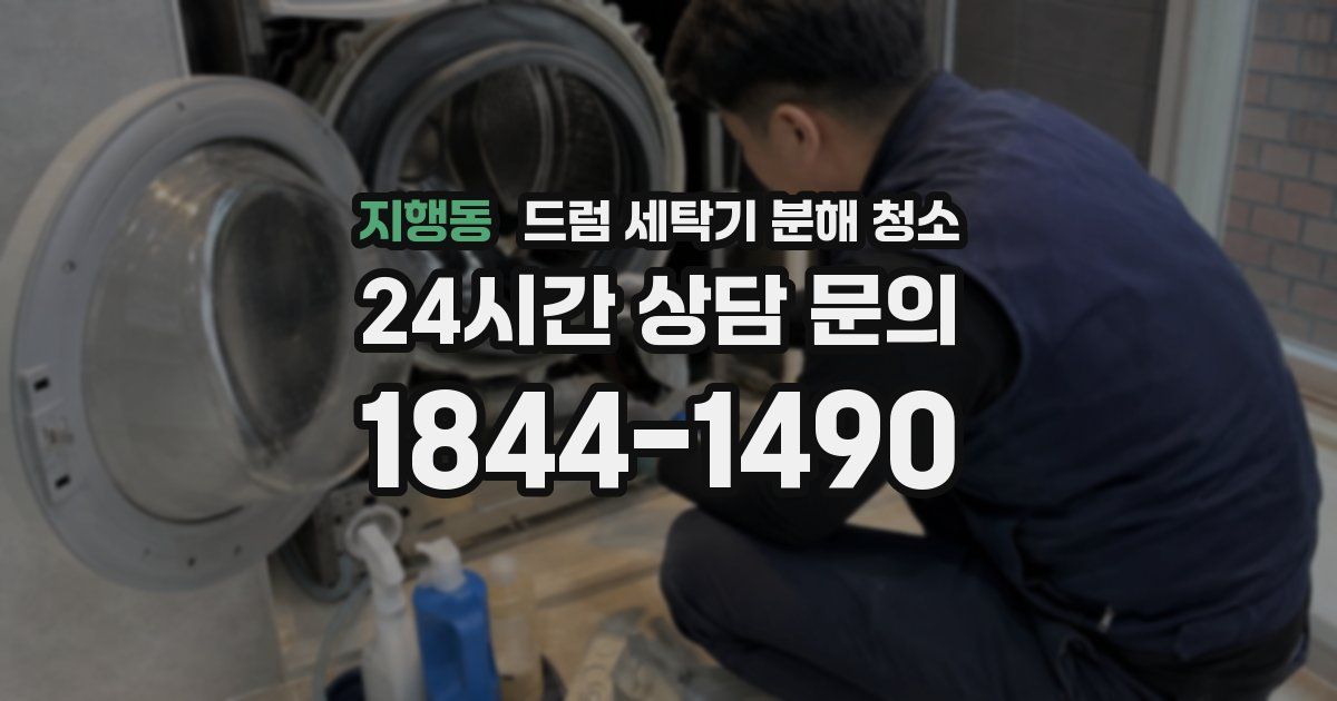 지행동 드럼 세탁기 분해 청소