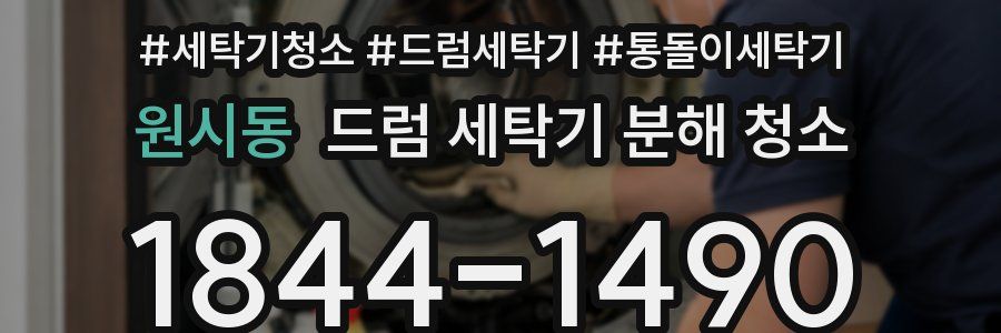 원시동 드럼 세탁기 분해 청소