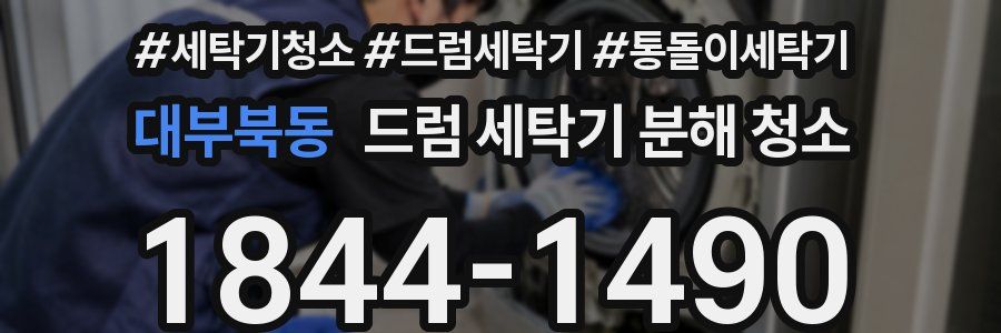 대부북동 드럼 세탁기 분해 청소