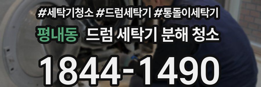 평내동 드럼 세탁기 분해 청소