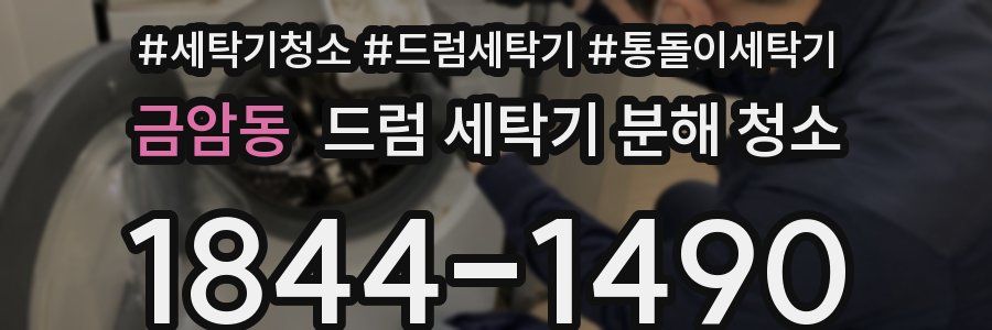 금암동 드럼 세탁기 분해 청소