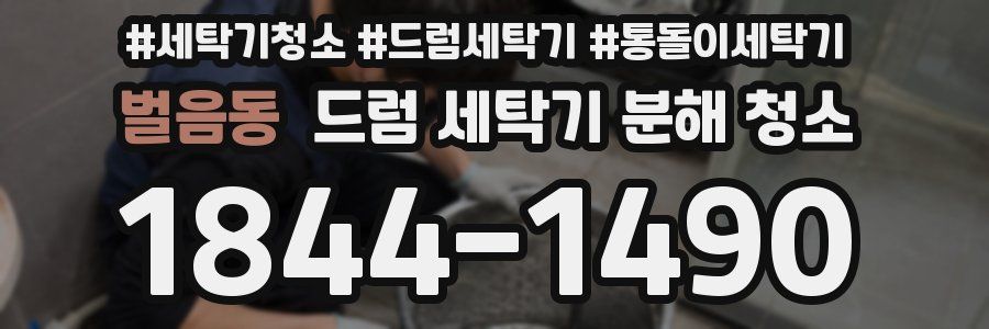 벌음동 드럼 세탁기 분해 청소