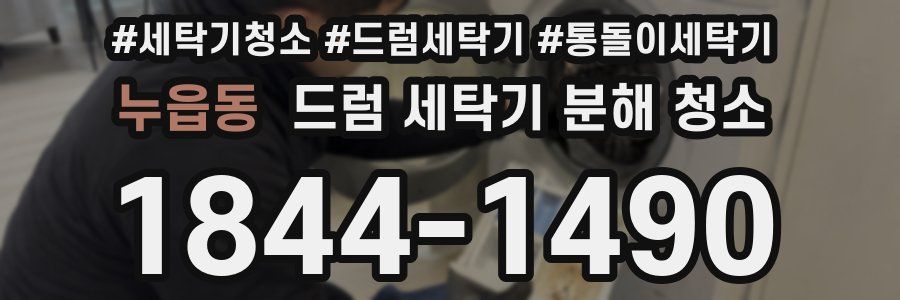 누읍동 드럼 세탁기 분해 청소