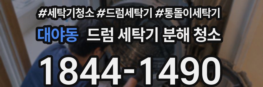 대야동 드럼 세탁기 분해 청소