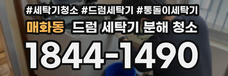 매화동 드럼 세탁기 분해 청소