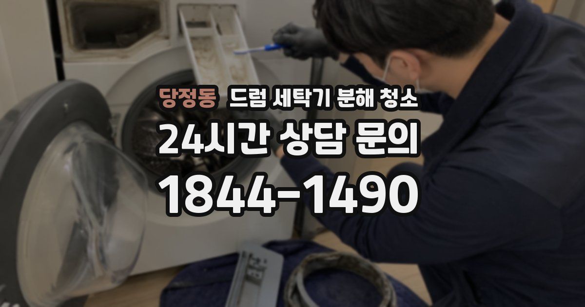 당정동 드럼 세탁기 분해 청소