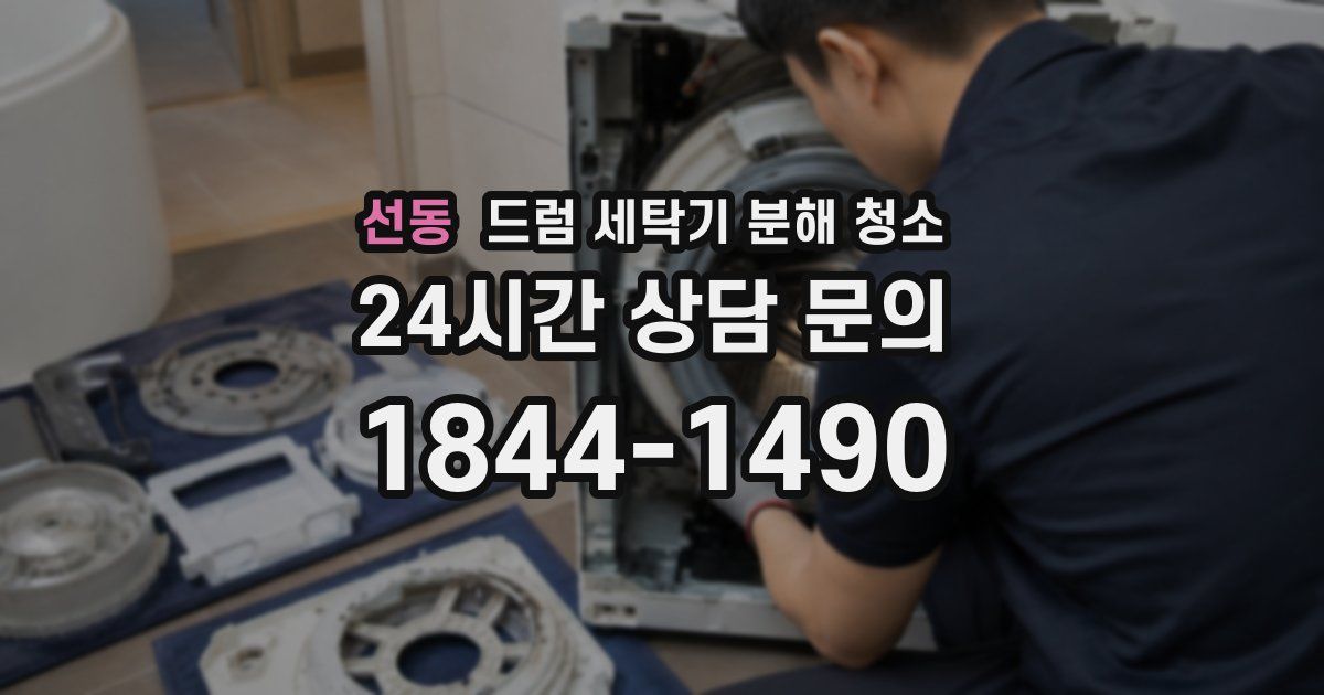 선동 드럼 세탁기 분해 청소