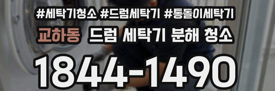 교하동 드럼 세탁기 분해 청소